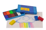 Bloques de cera para colorear Stockmar, 12 colores en caja plegable 12
