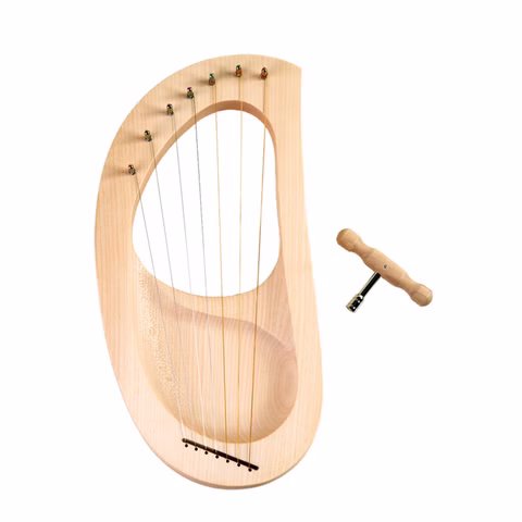 Children's harp made from maple wood