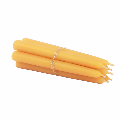 Piccole candele di cera d'api, naturali
