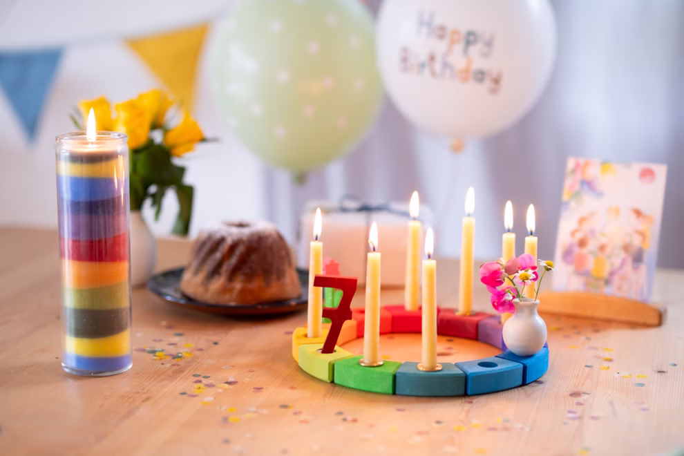 Birthday Candle in a Glass