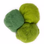 Easter grass from organic wool Easter grass from organic wool