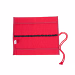 Astuccio per matite roll-up rosso, 12s Astuccio per matite roll-up rosso, 12s