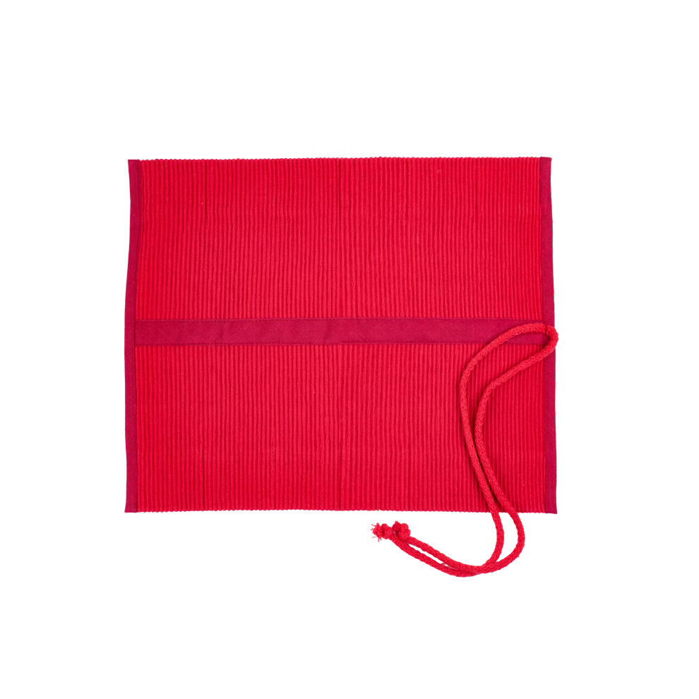 Astuccio per matite roll-up rosso, 12s Astuccio per matite roll-up rosso, 12s