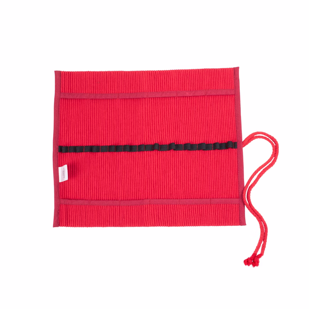 Astuccio per matite roll-up rosso, 12s Astuccio per matite roll-up rosso, 12s