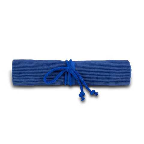 Estuche de lápices enrollables azul, 12s