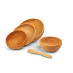 Tazón de madera de aliso
