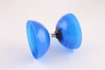 Diábolo con rueda libre azul