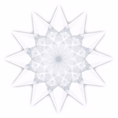 Meravigliosa finestra stelle bianche