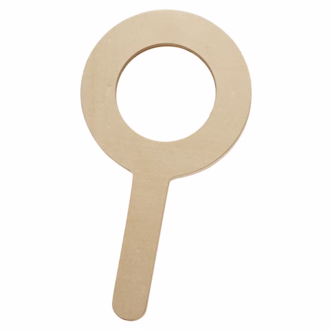 Houten vergrootglas