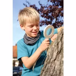 Houten vergrootglas