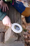 Houten vergrootglas