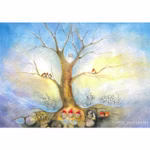 Kunstkaartenset Seasons, 4 stuks