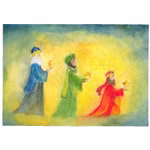 Set de tarjetas artísticas de Navidad, 4 piezas Set de tarjetas artísticas de Navidad, 4 piezas