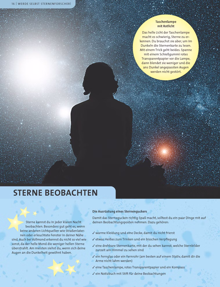 Circon Verlag Mein Sternenhimmel mit ganzseitigen Sternbildfolien _24548 Mein Sternenhimmel