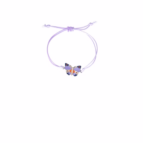 Armband Schmetterling Lila