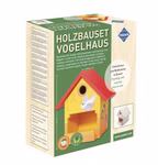 Houten bouwpakket vogelhuisje Houten bouwpakket vogelhuisje