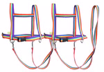 Cavallo doppio gioco linea arcobaleno per 3 bambini 