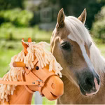 Alegre caballito balancín