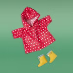 Poppenkleding regenset Poppenkleding regenset