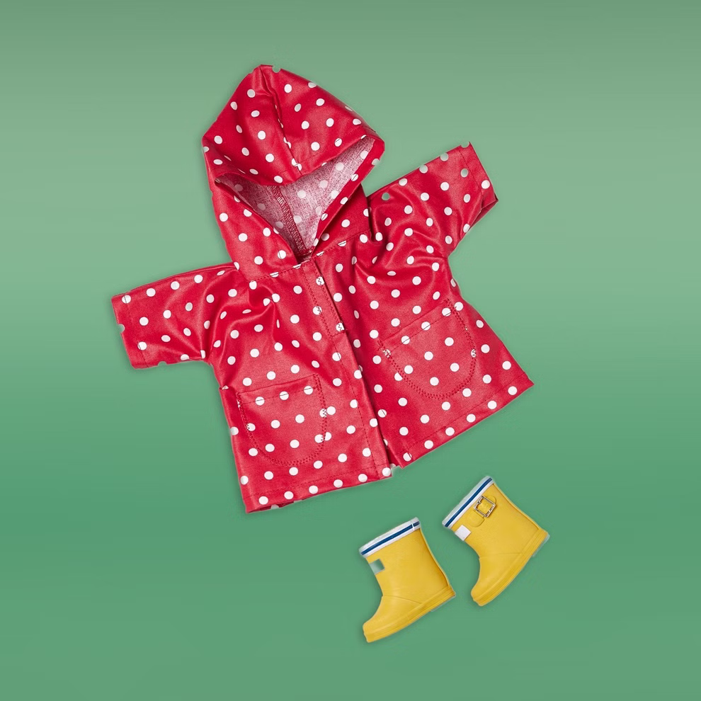 Poppenkleding regenset Poppenkleding regenset