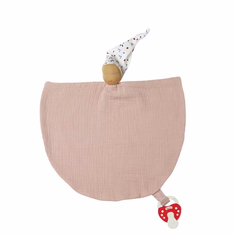 gnomo Waldorf grande, rosa