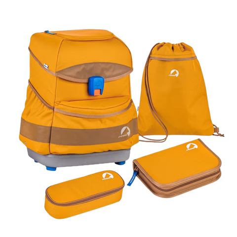 Set di borse, giallo oro/cannella
