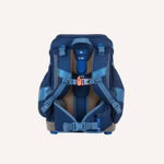 Borsa a tracolla, denim/tortora