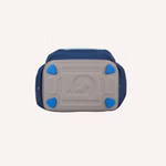 Borsa a tracolla, denim/tortora