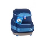 Borsa a tracolla, denim/tortora