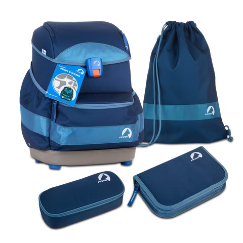 Set di borse, denim/tortora