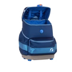 Satchel set, denim/dove