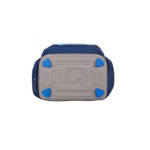 Satchel set, denim/dove