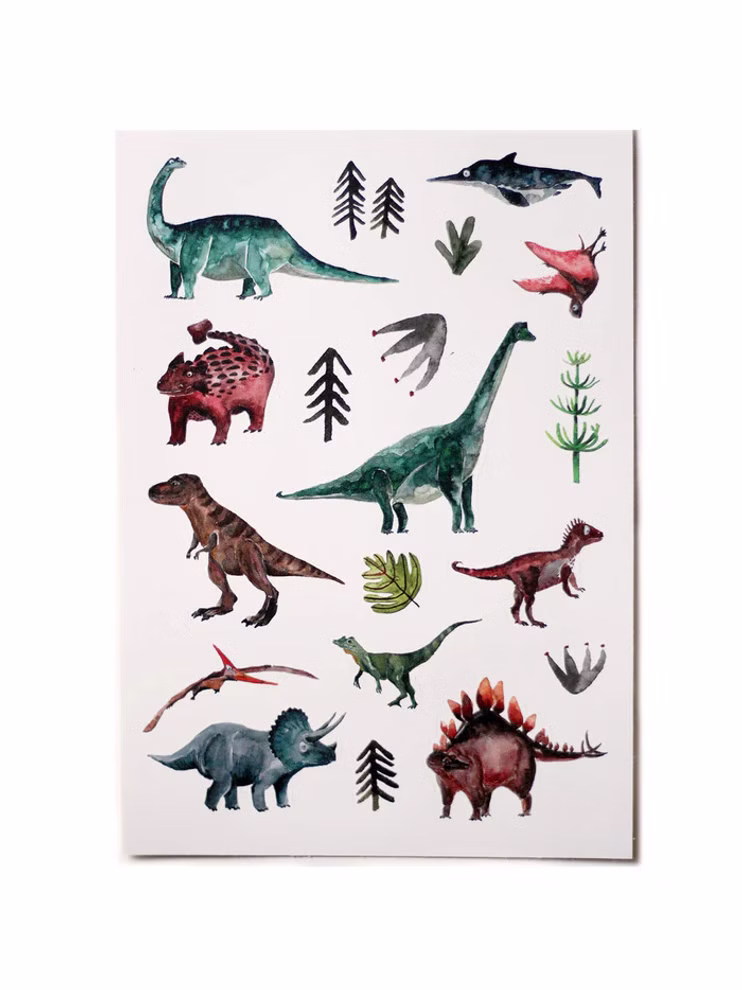 Spülmaschinenfeste Sticker Dinos Spülmaschinenfeste Sticker Dinos