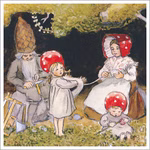 Les enfants lutins - jeu de mémoire 