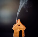 Ahumadero con chimenea de cobre 