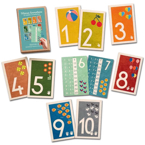 Flashcard set "Mini" multiplication tables