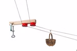 Polea para teleférico de cesta 