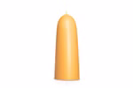 Conical beeswax candle 15 cm, Ø 6 cm