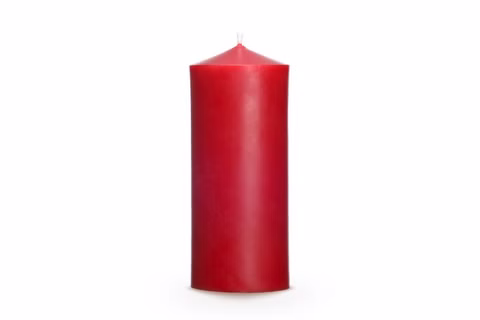 Pilar rojo 12 cm, Ø 5 cm
