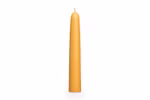 Beeswax candles, 8 pieces, natural