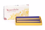 Beeswax candles, 5 pieces, natural