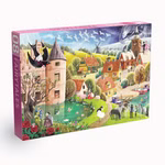 Penny Puzzle Puzzle Home of Fairytales 1000 Teile _30088 Die Penny Puzzle "Puzzle Home of Fairytales 1000 Teile" Schachtel zeigt ein verspieltes farbenfrohes Dorf mit einem Schloss einer Windmühle Häusern Tieren Schwänen und Märchenfiguren. Auf der Seite steht "08 FAIRYTALES".