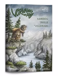 Das VORHANG AUF Heft 137 "Norden Trolle Yggdrasil" aus dem Waldow Verlag zeigt ein Titelbild mit einem Troll auf einer Felsklippe über einem Fluss und Kiefern dahinter Berge und deutsche Titel und Themen sichtbar.