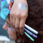Matite per il trucco dei bambini glitterate Matite per il trucco dei bambini glitterate