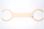 Game board - narrow for stacking pieces 