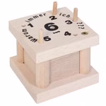 Bartl Warum immer ich? Würfelspiel_31720 Das Bartl "Warum immer ich? Würfelspiel" ist ein Holzwürfel mit vier Stiften einer flachen Oberseite mit den Aufdrucken 2 4 6 "Warum immer ich?" und einem Fragezeichen - ideal für lustige Spiele oder Herausforderungen.