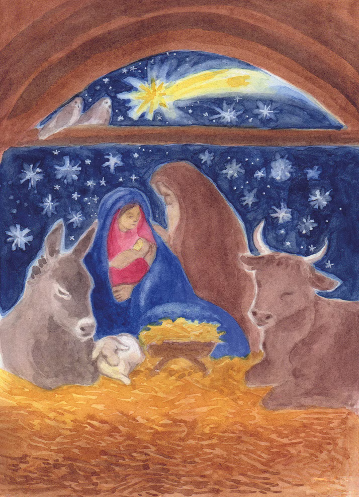 Ansichtkaart De heilige nacht Ansichtkaart De heilige nacht