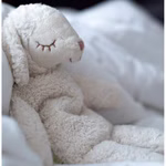 Oveja de peluche pequeña, blanca