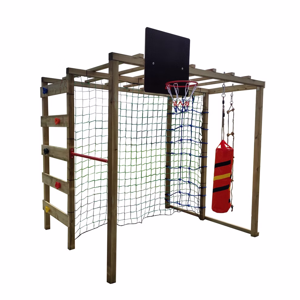 Meyer-Holz Fußballtor mit Kletterfunktion kompletter Bausatz _31862 Fußballtor mit Kletterfunktion