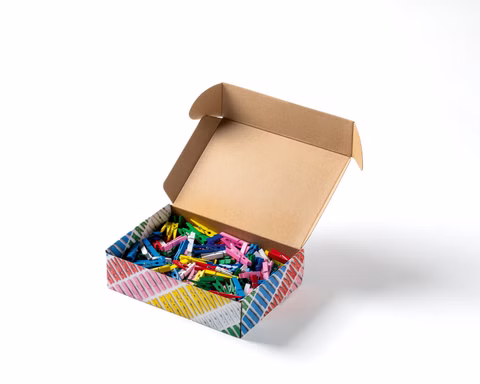 Graffette di legno confezione jumbo 